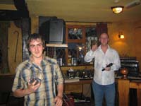 Ben Inman picking up The Drunk of the Year award