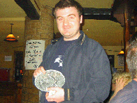 Matthew Karadzic picks up the award for Most Improved Player