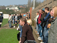 The crowds turn out to see the Mighty Shepherds Arms