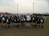 Shepherds Arms celebrate their win after the final whistle