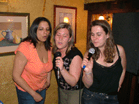 Maxine and the girls have a sing song