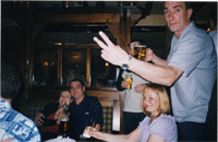 Andy Knights showing why he is The Drunk of the Year