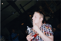 Andy Wilkinson posing with his trophy